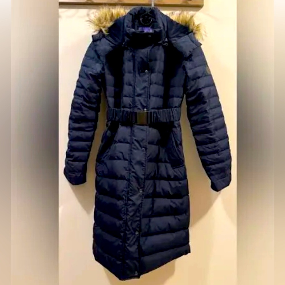 Seraphine 3 in 1 Down Maternity Coat w/faux fur trim